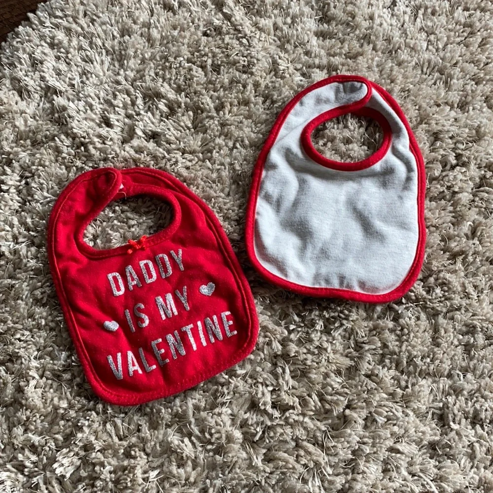 Valentine Infant Bibs